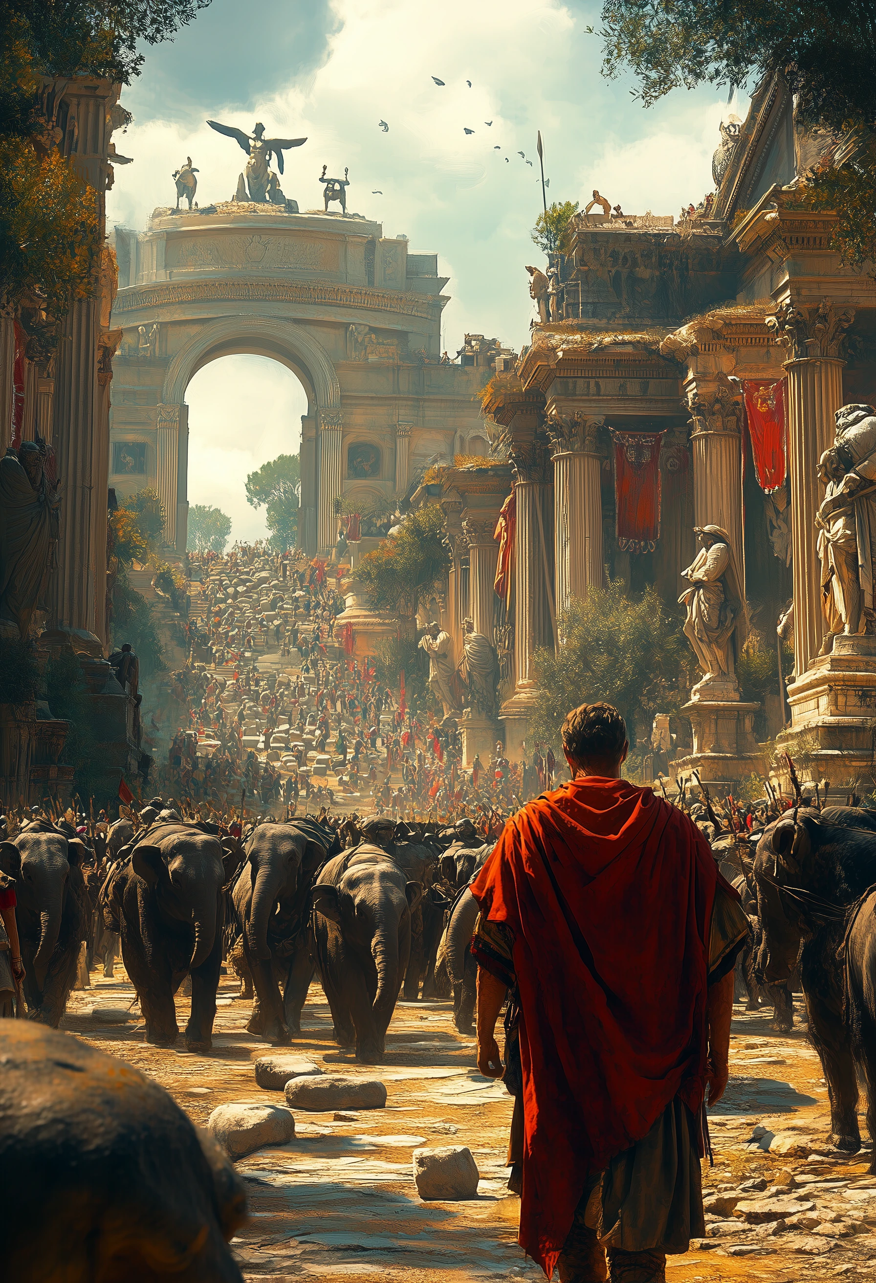 Greg Rutkowski Ancient Rome Illustration: Man - Chinageju