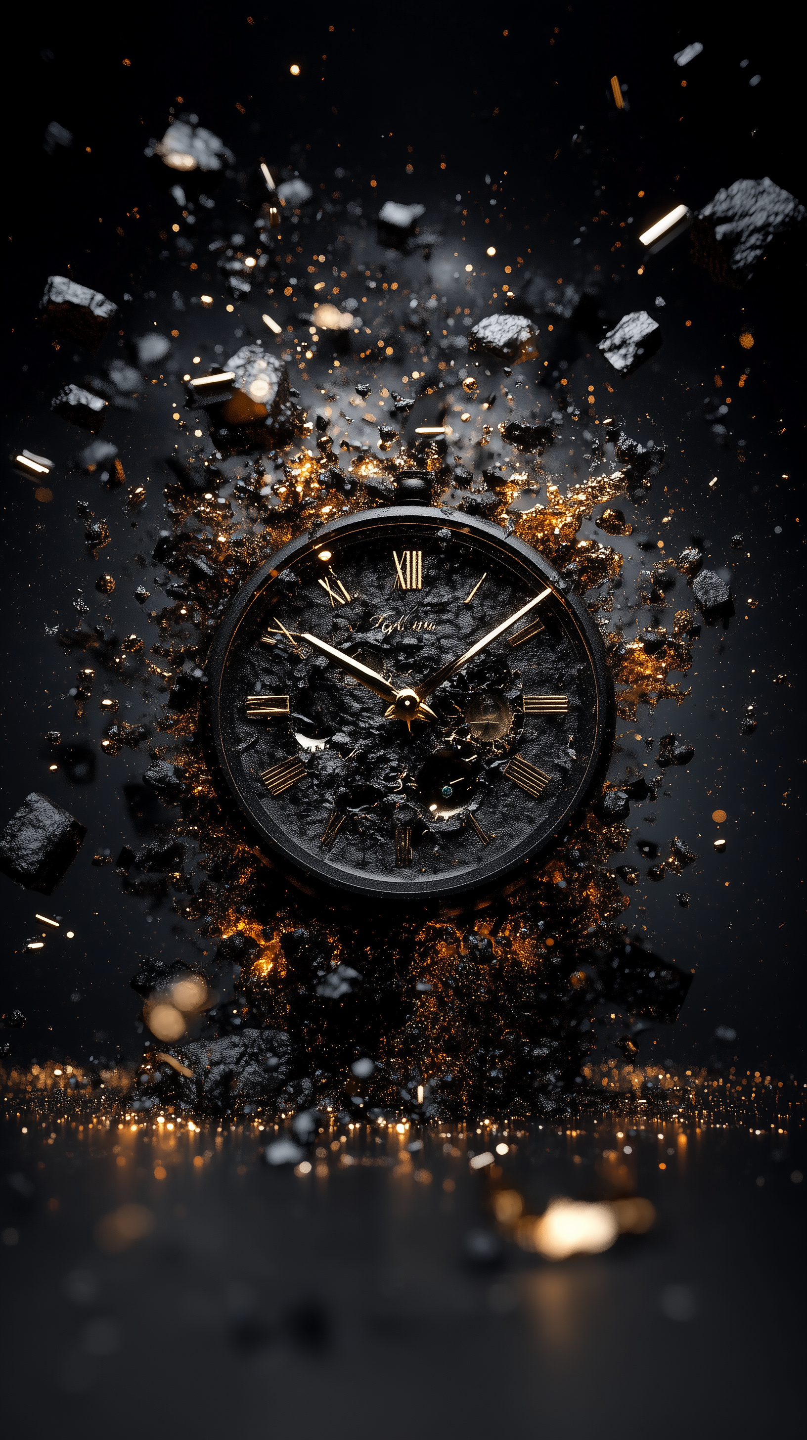 Surrealistic Clock Art Work 5D Rendering Image Prompt - Chinageju